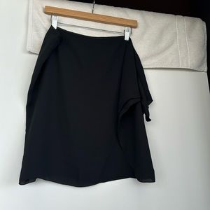 Short black sarong coverup